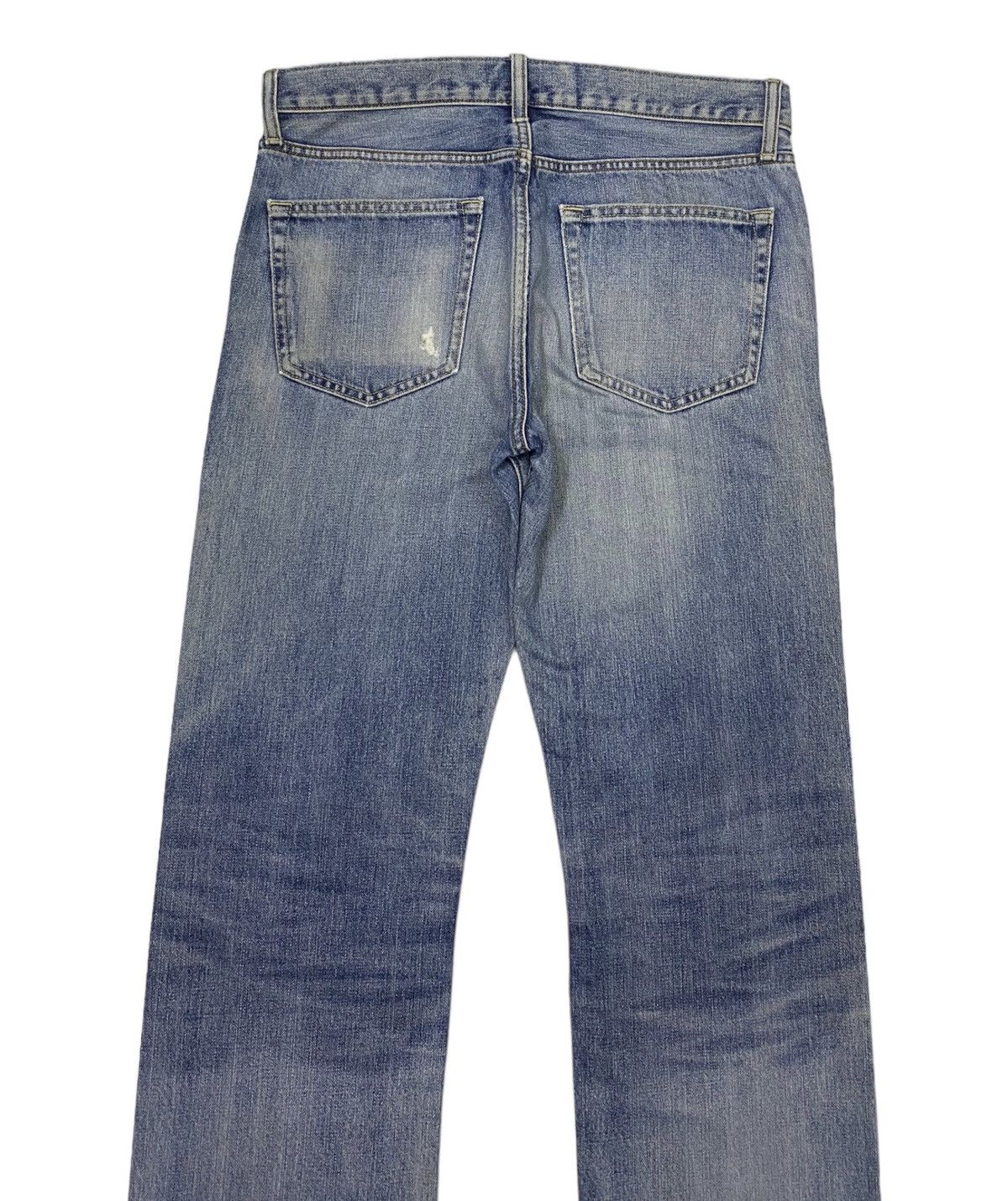 Undercover × Uniqlo BAGGY JEANS UNIQLO JAPAN BAGGY DISTRESSED DENIM JEANS Size US 34 / EU 50 - 6 Thumbnail