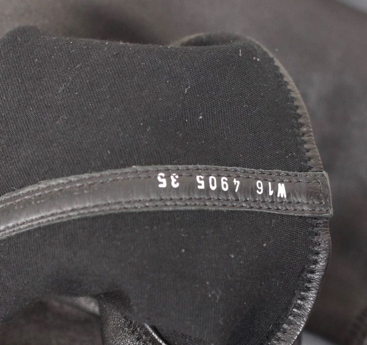 Rick Owens Rick Owens Mainline Lambskin "God" Boots/Long Boots (Unisex) Size US 5 / IT 35 - 7 Thumbnail