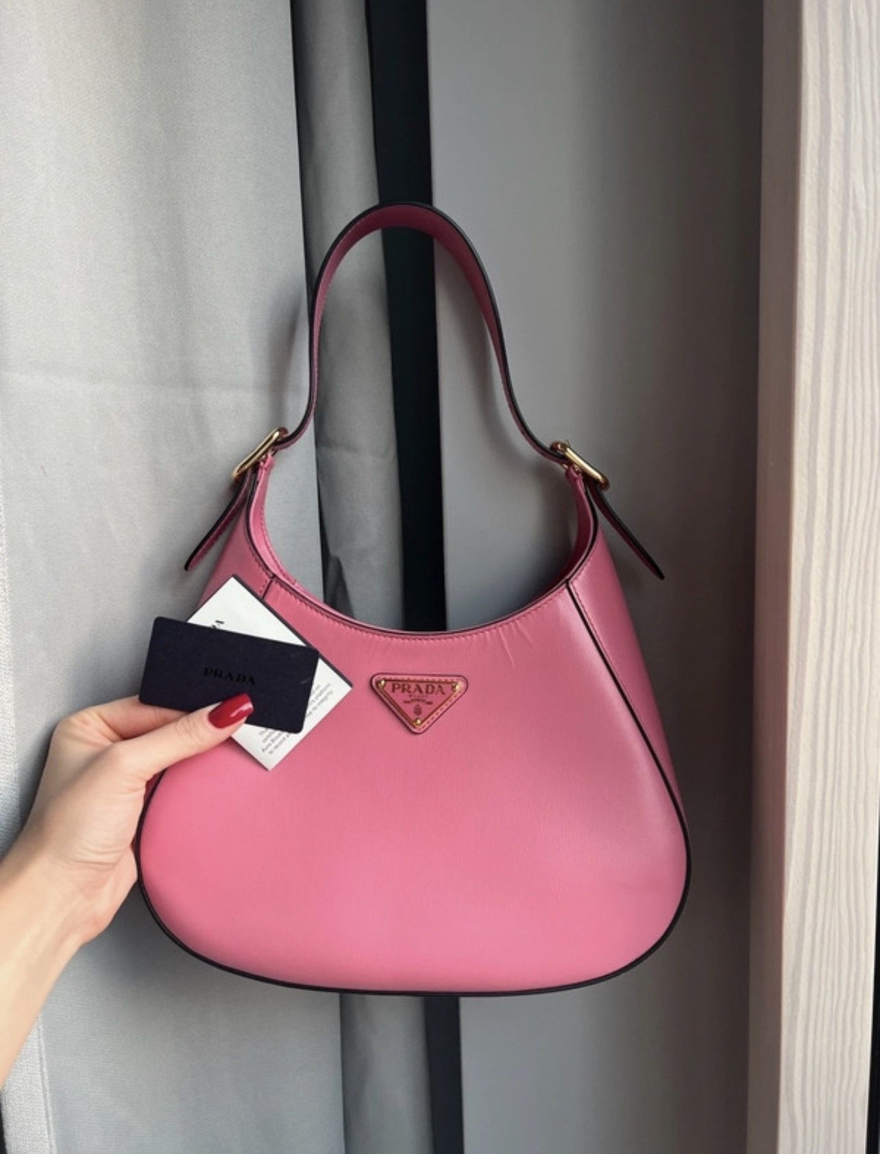 Prada Prada cleo brushed leather shoulder bag Size ONE SIZE - 3 Thumbnail