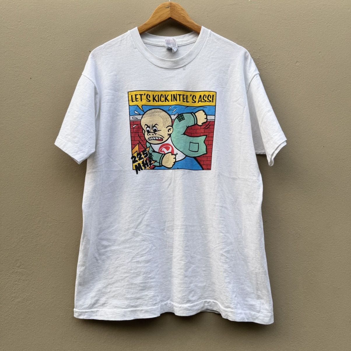 Vintage Vintage frank kozik x power computing 1996 tee Size US XL / EU 56 / 4 - 1 Thumbnail