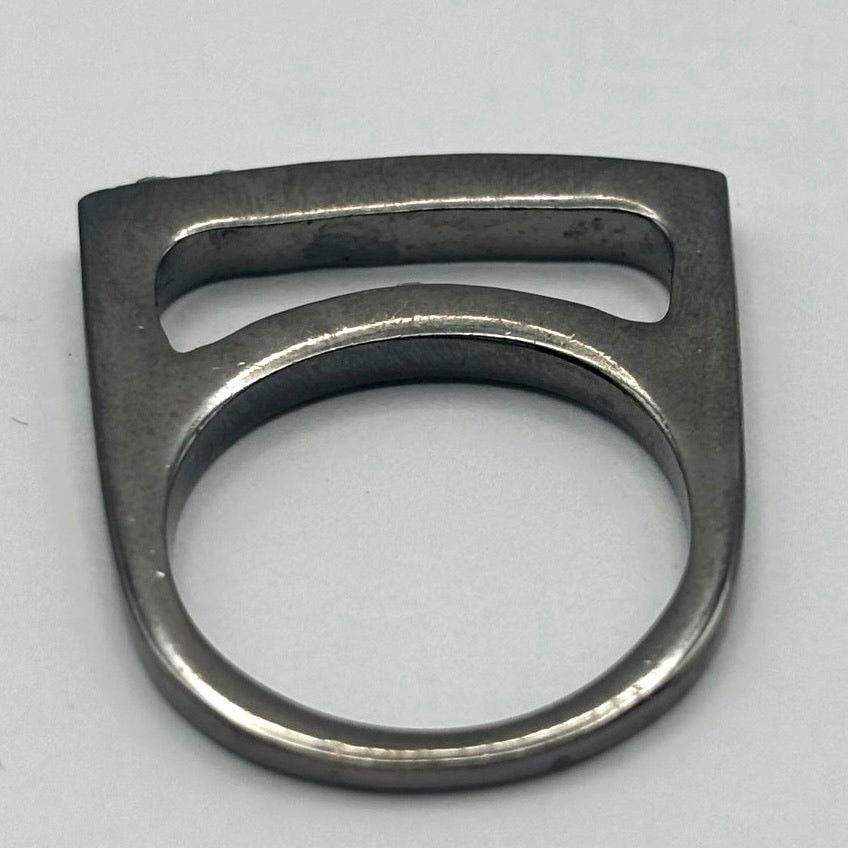 Other Silver Crystal Archway Ring Size ONE SIZE - 4 Thumbnail