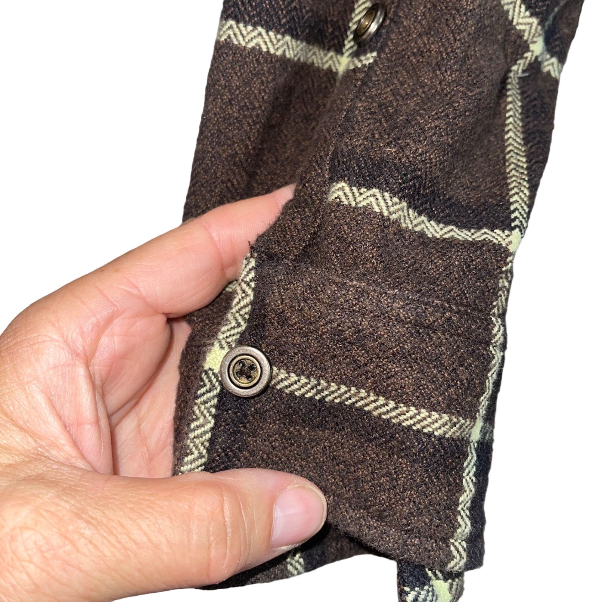 Prana Prana Mens Shirt Size XL Brown Plaid Long Sleeve Size US XL / EU 56 / 4 - 7 Thumbnail
