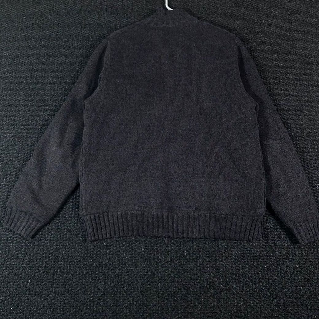Vintage VINTAGE Boston Traders Sweater L Gray Mens Cable Knit Sherpa Lined Full Zip Size Size US L / EU 52-54 / 3 - 4 Thumbnail