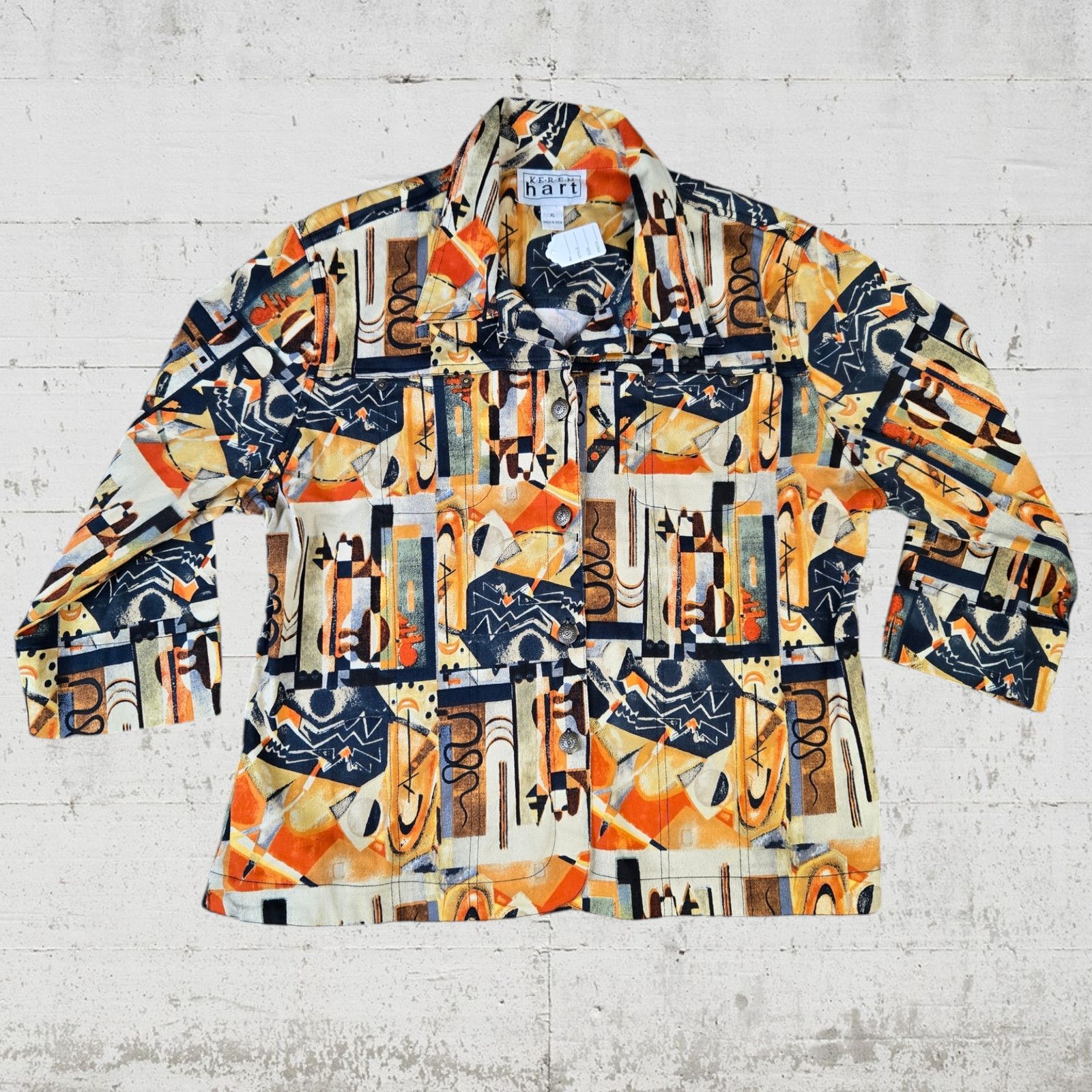 Vintage Vintage Retro Wearable Art Jacket XL Size XL / US 12-14 / IT 48-50 - 2 Thumbnail