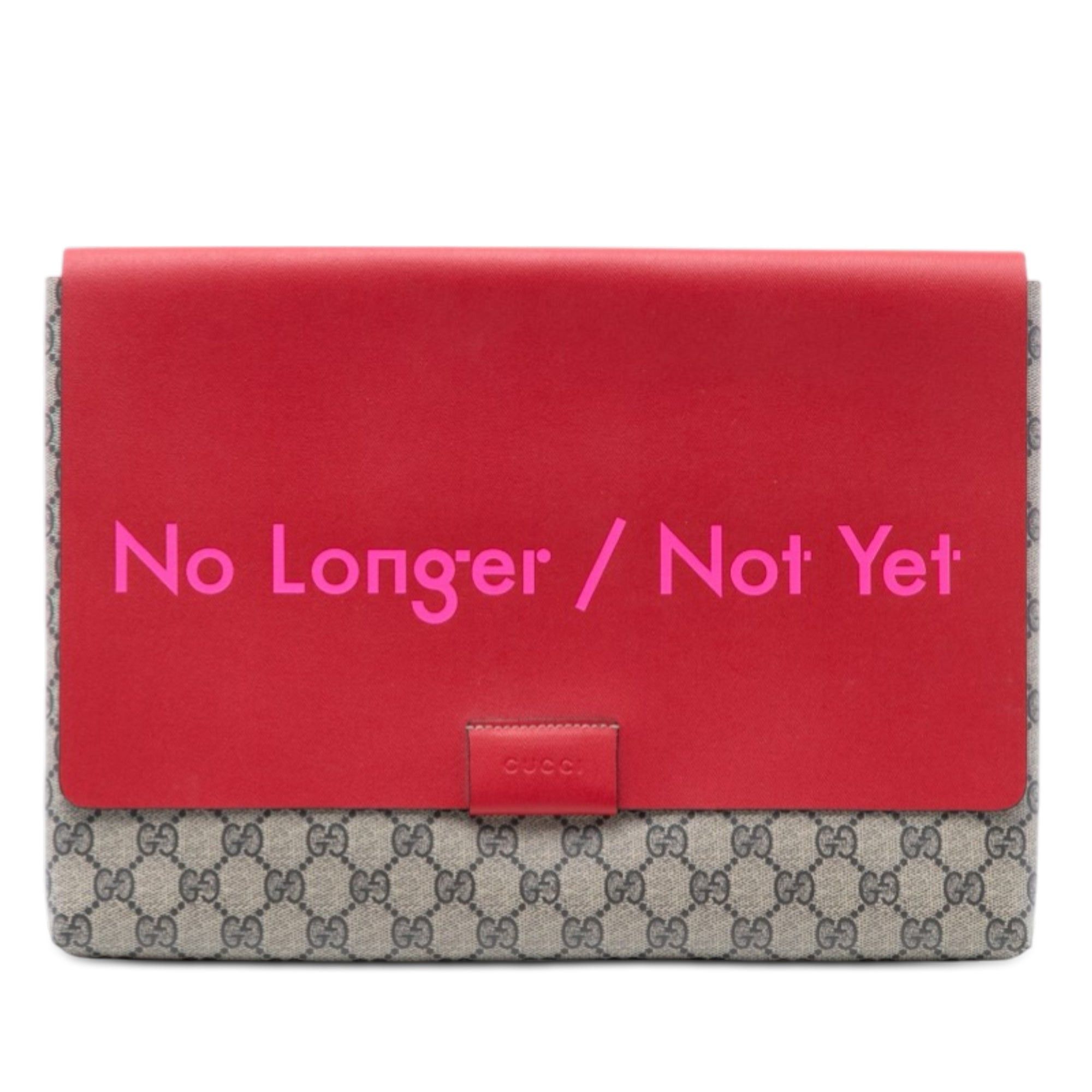 Gucci GG Supreme No Longer Not Yet Clutch Size ONE SIZE - 1 Thumbnail