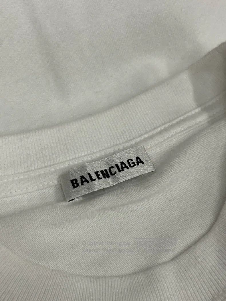 Balenciaga Balenciaga White letter logo short sleeve T-shirt top Size US S / EU 44-46 / 1 - 4 Thumbnail