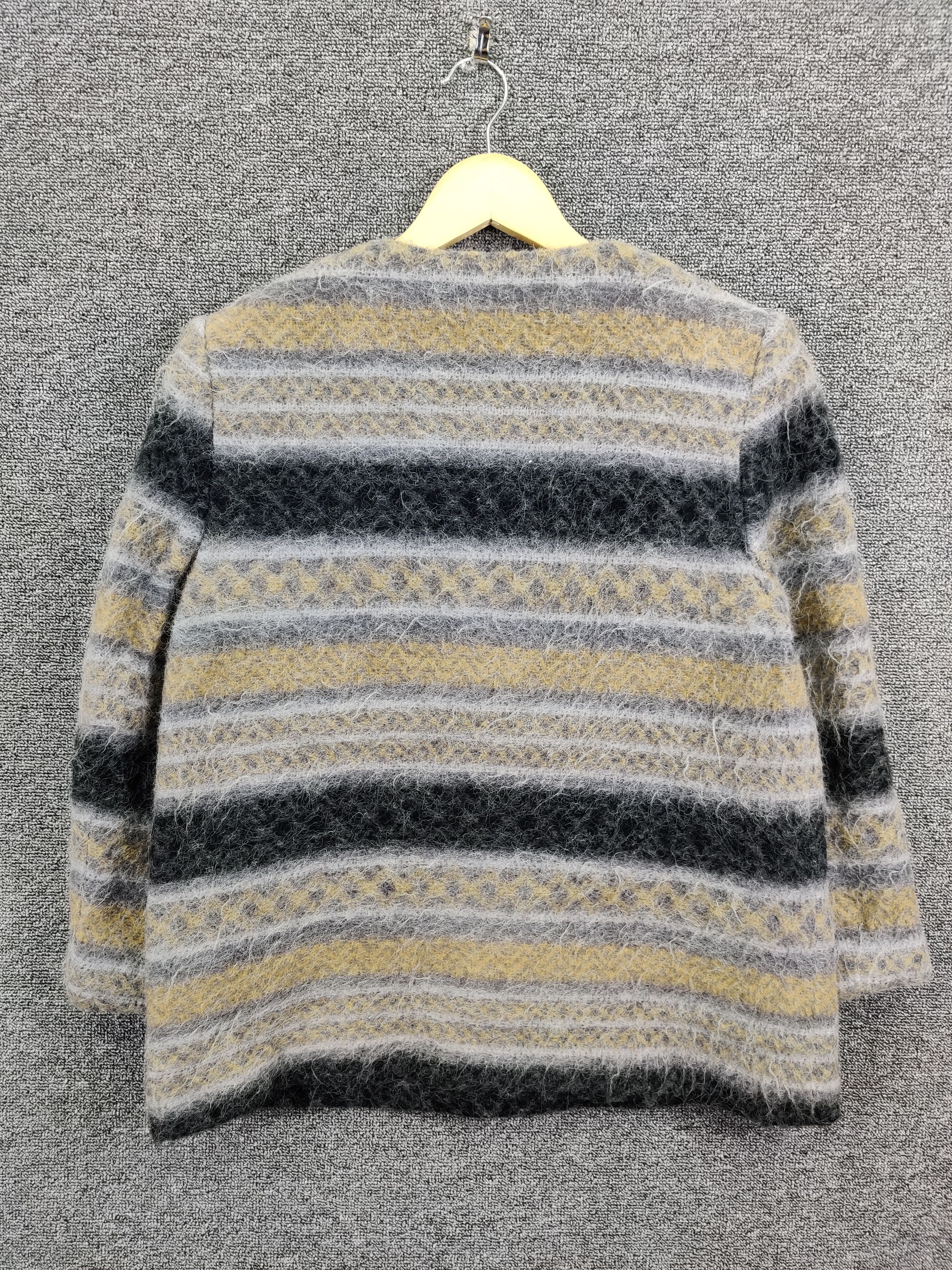 Japanese Brand Love Rich Cardigan Mohair Fair Isle Button Ups Size US M / EU 48-50 / 2 - 6 Thumbnail