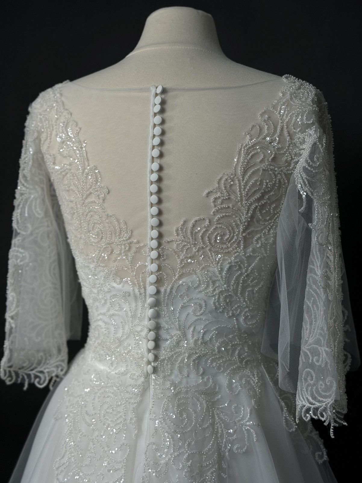 Other Brand New US 10 Anna Augusta Maxi Bridal Gown Size L / US 10 / IT 46 - 6 Thumbnail