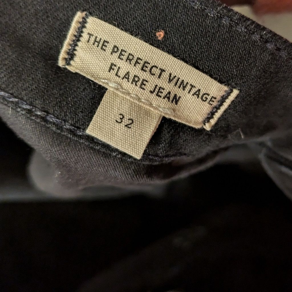 Madewell Madewell black the perfect vintage flare jeans size 32 Size 32" / US 10 / IT 46 - 5 Thumbnail