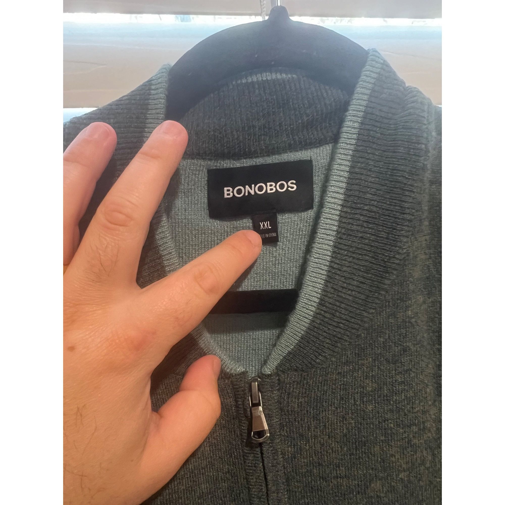 Bonobos Bonobos Refined Full-Zip Sweater NWOT - Size XXL Size US XXL / EU 58 / 5 - 3 Thumbnail