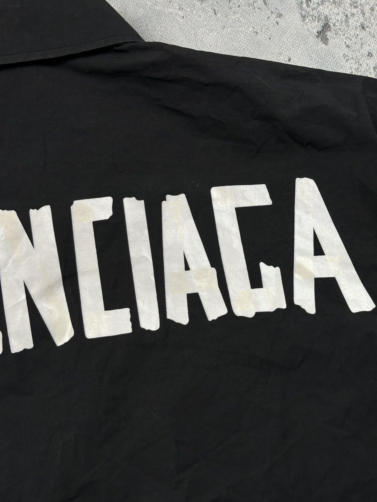 Balenciaga Balenciaga Tape Type Logo Shirt Black Lux Runway Oversized Size US M / EU 48-50 / 2 - 10 Thumbnail