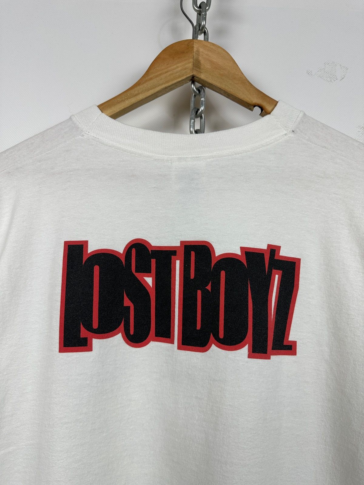 Band Tees 1997 Vintage Lost Boyz Love, Peace & Nappiness Band T-Shirt Size US XL / EU 56 / 4 - 15 Thumbnail