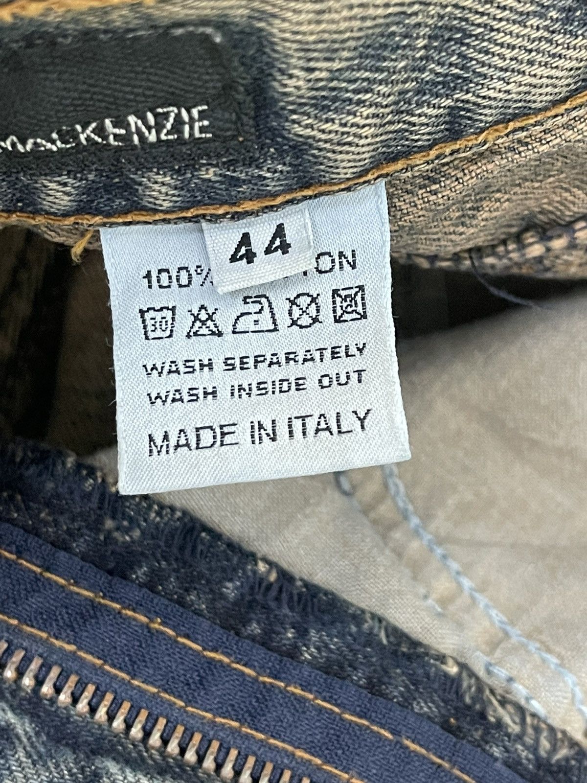 Andrew Mackenzie Flare Jeans Andrew Mckenzie Faded Distress Mud Wash 8🟦2 Size US 30 / EU 46 - 19 Thumbnail