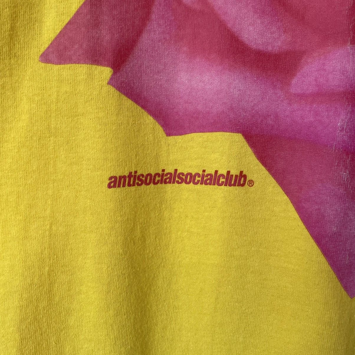 Anti Social Social Club Anti Social Social Club Underglow Rose Tee 'Yellow' Size M / US 6-8 / IT 42-44 - 5 Thumbnail