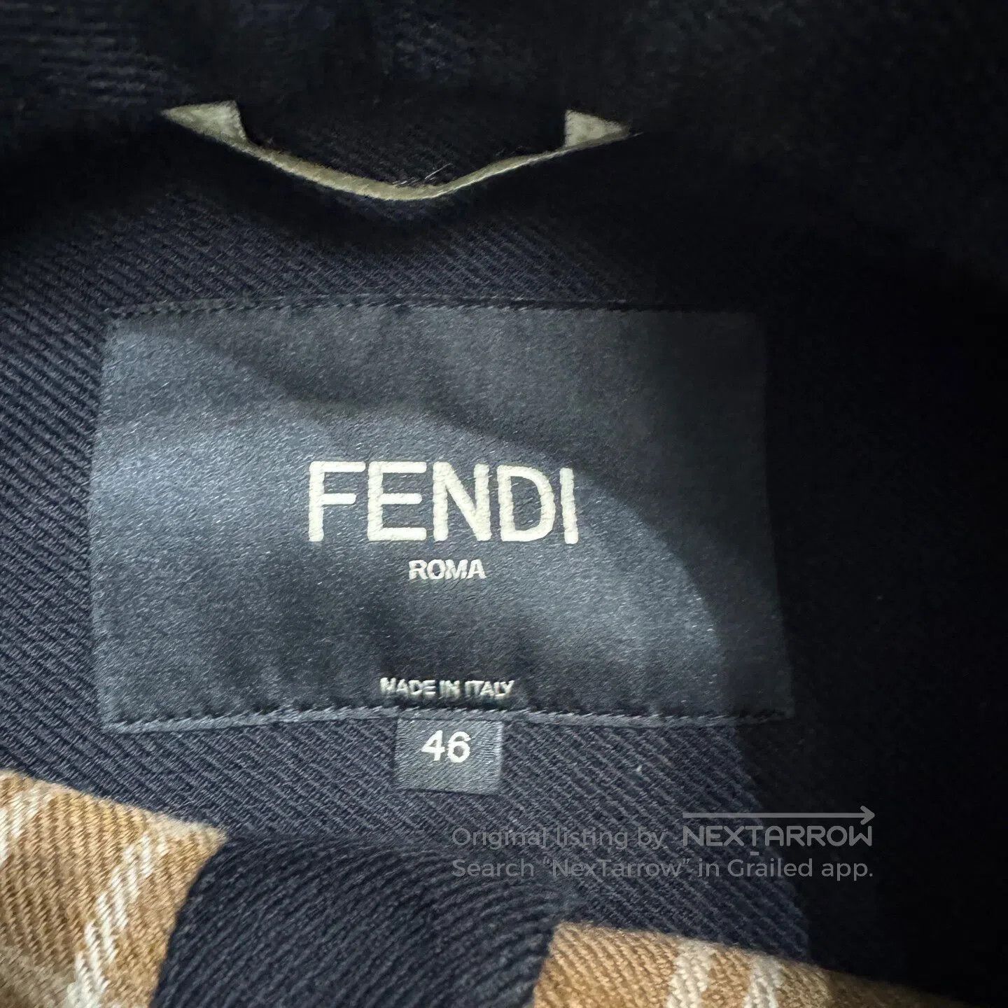 Fendi FENDI Dyeing and jacquard-printed jacket| Size US S / EU 44-46 / 1 - 3 Thumbnail