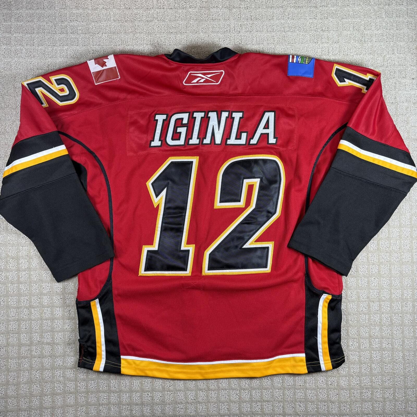 Reebok Jarome Iginla Reebok Calgary Flames Fight Strap Jersey 48 Size US M / EU 48-50 / 2 - 8 Thumbnail