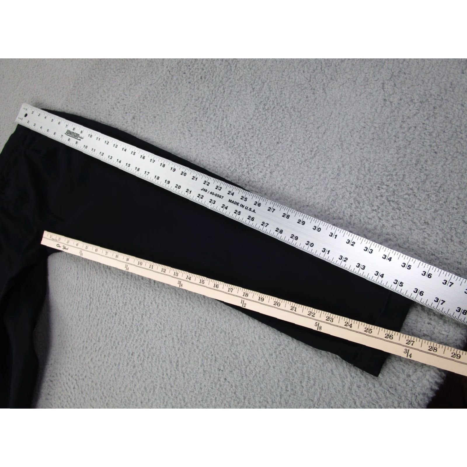 Paul Smith Paul Smith Pants Mens 28 Blue Chino Casual Preppy Regular Belt Loops Pleated Cuffed Straight Rise 10-12in Cotton Spandex Size US 28 / EU 44 - 3 Thumbnail