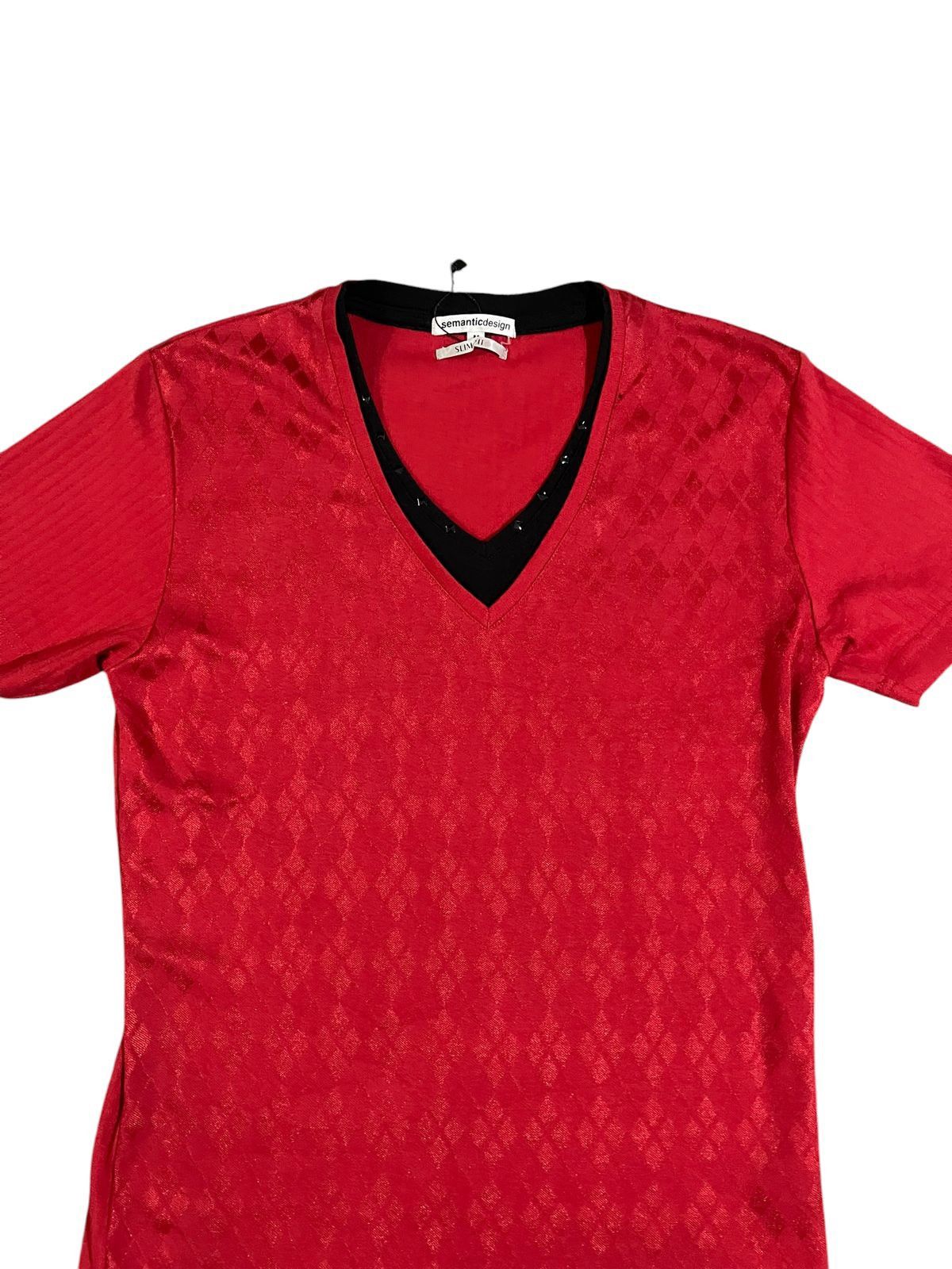 semanticdesign Y2K Semantic Design Double Layered Studded T Shirt Size US S / EU 44-46 / 1 - 3 Thumbnail