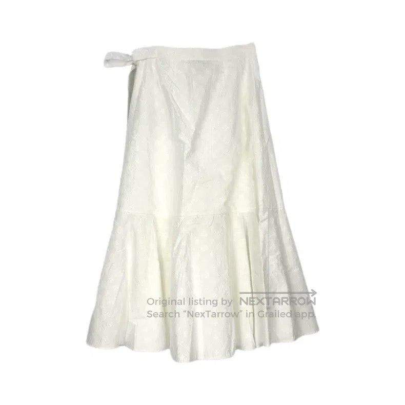 Louis Vuitton Louis Vuitton White dark print full logo skirt Size 33" - 2 Thumbnail