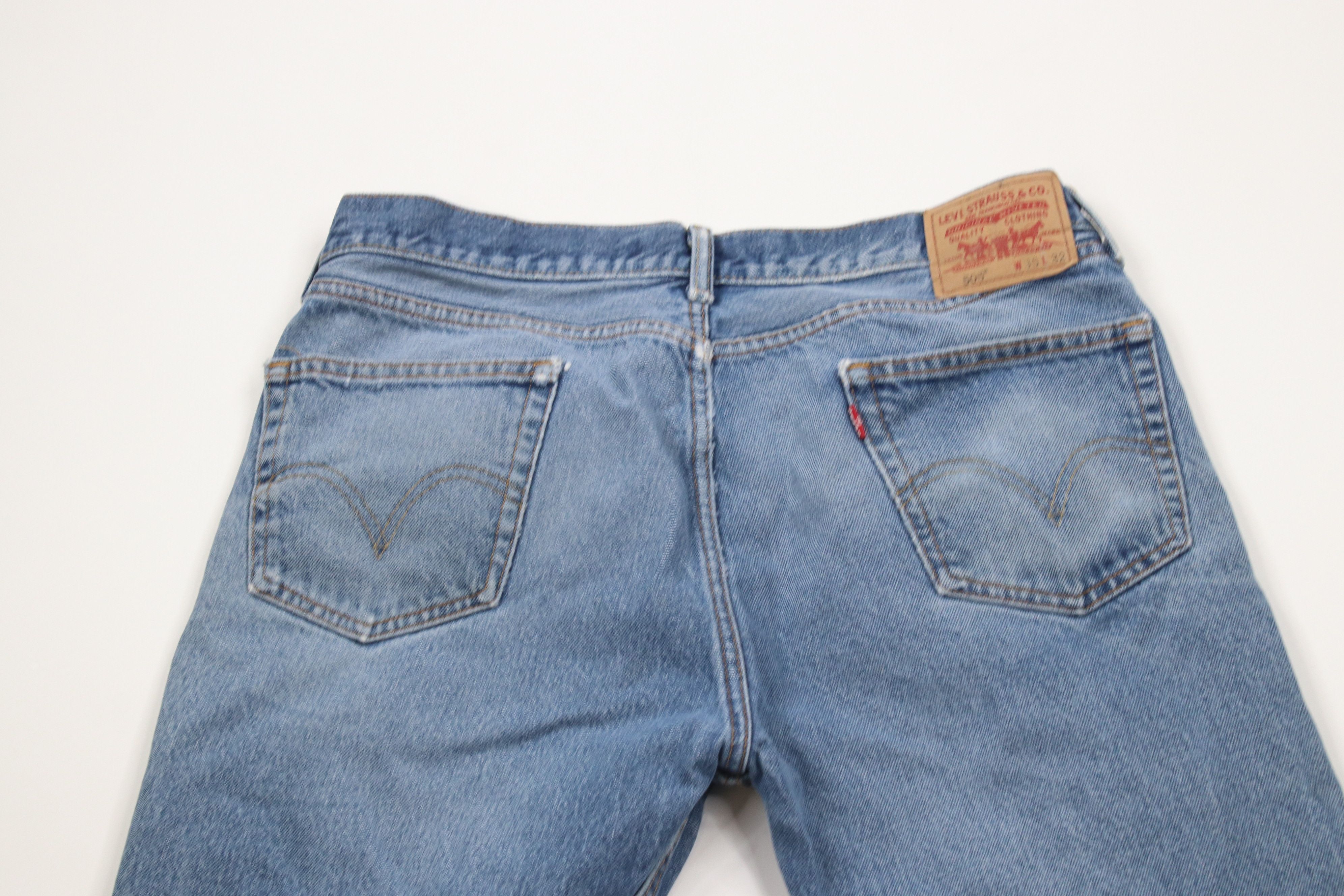 Levi's × Vintage Vintage Y2K Levis 505 Regular Fit Straight Leg Denim Jeans Size US 35 - 13 Thumbnail