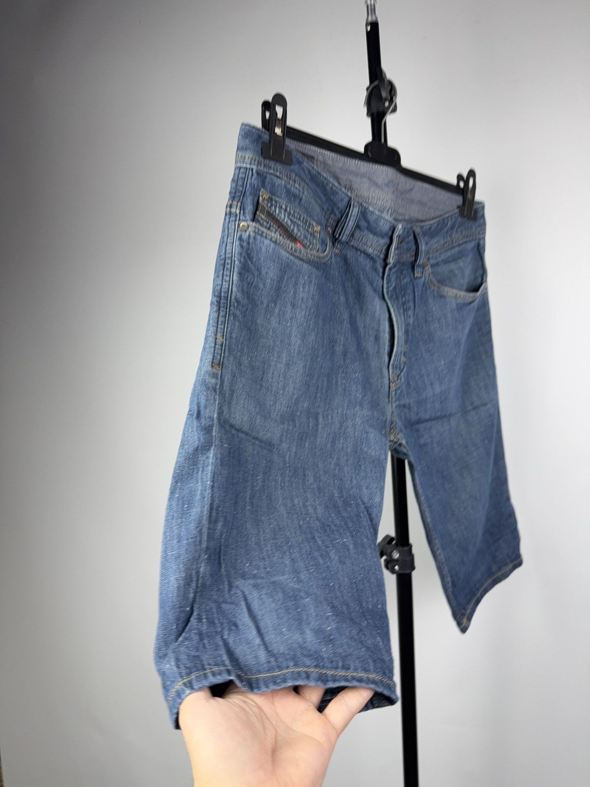Diesel Diesel Vintage Denim Long Shorts Y2K Blue Jean 00s Italy Size US 30 / EU 46 - 1 Thumbnail