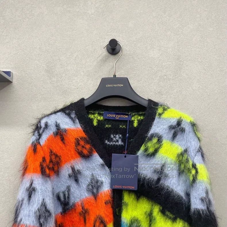 Louis Vuitton Louis Vuitton Colorful mohair knitted cardigan sweater Size US XS / EU 42 / 0 - 4 Thumbnail
