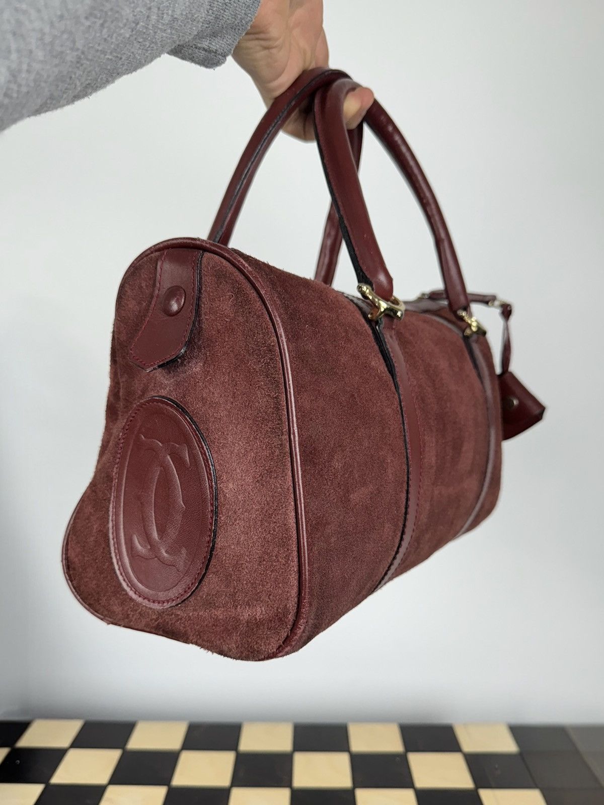 Cartier Vintage Cartier Bowling Boston bag original luxury item Size ONE SIZE - 1 Thumbnail