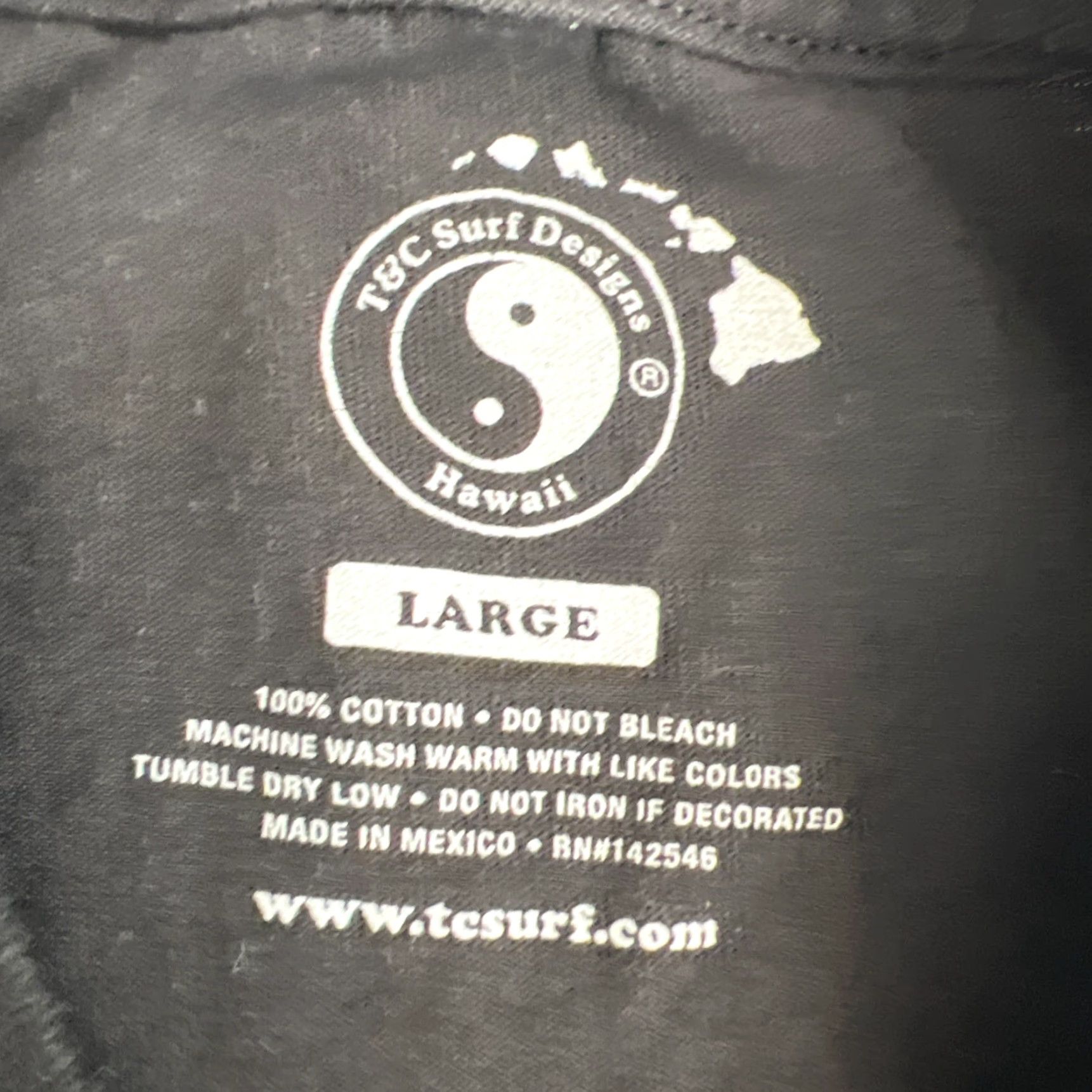 4SDESIGNS VINTAGE Surfer’s T&C Town & Country Surf Designs Hawaii ‘HI’ Logo Shirt Large Black Size US L / EU 52-54 / 3 - 5 Thumbnail