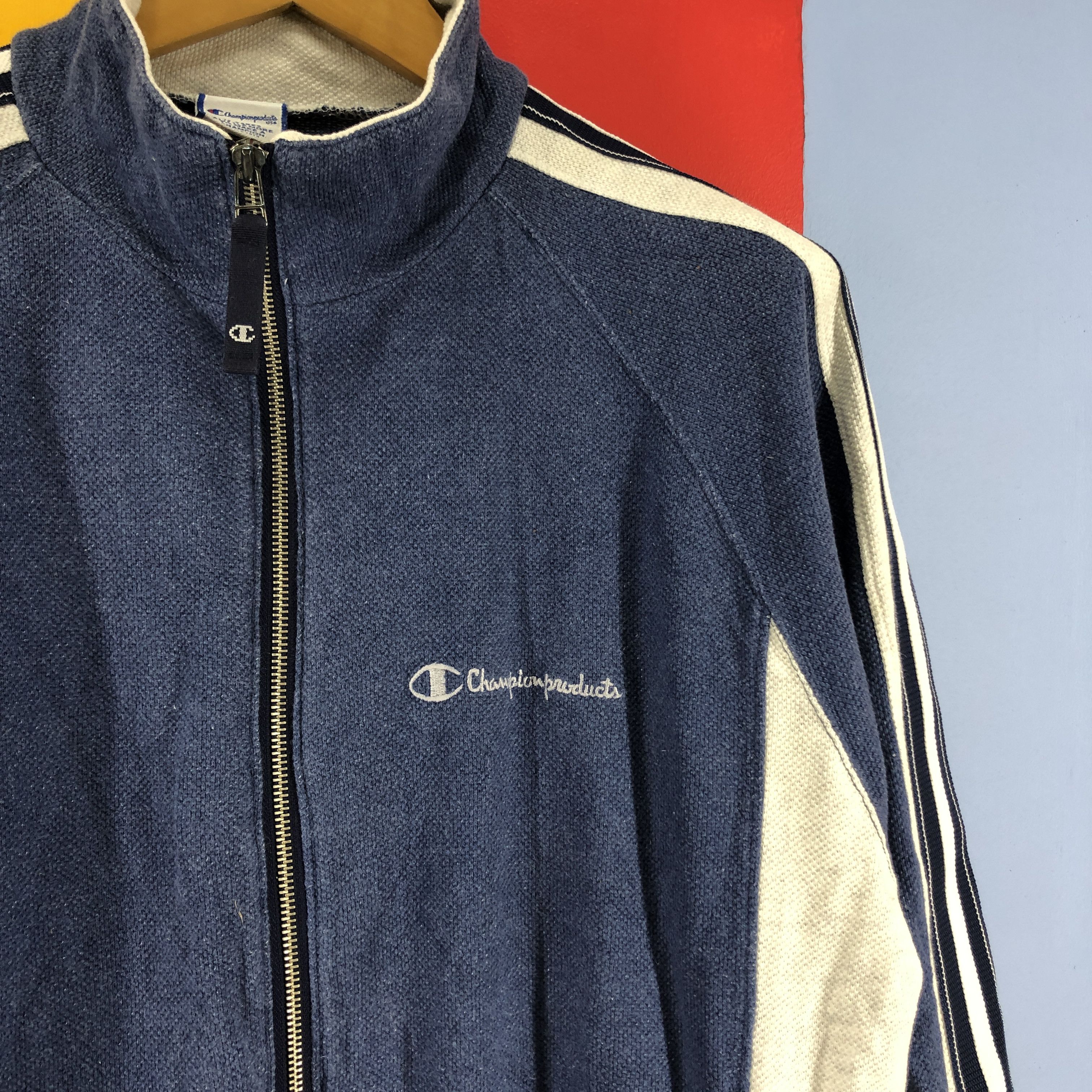 Champion CHAMPION PRODUCTS Turtle Neck Zipper Sweatshirt #0808/Z Size US L / EU 52-54 / 3 - 2 Thumbnail