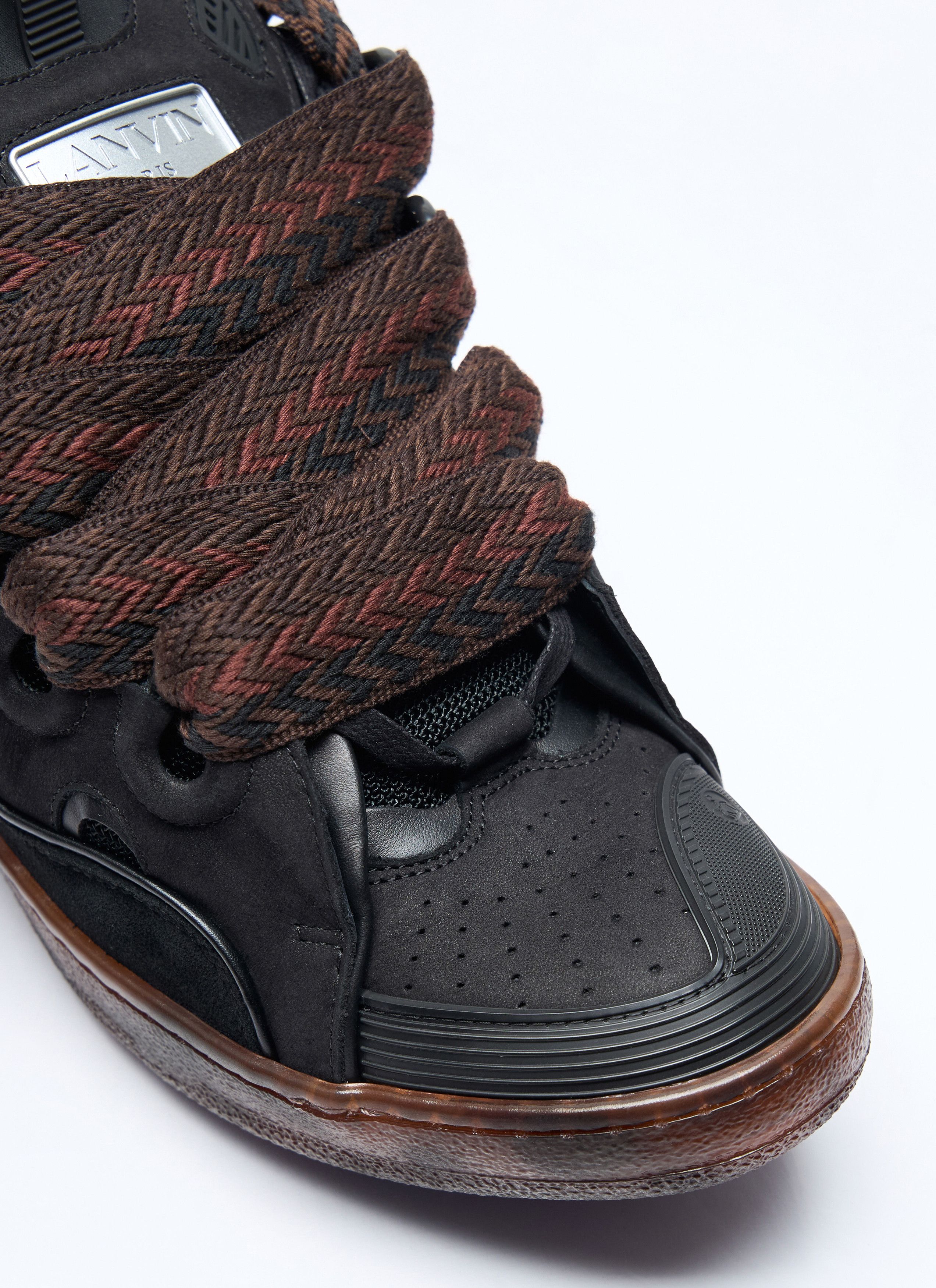 Lanvin o1s22i1n1024 Curb Sneakers in Black Size US 8 / IT 38 - 2 Thumbnail