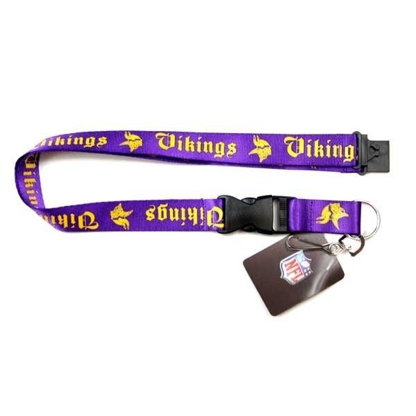 Other Minnesota VIkings Lanyard Keychain 2-Sided Old English Font Size ONE SIZE - 1 Thumbnail