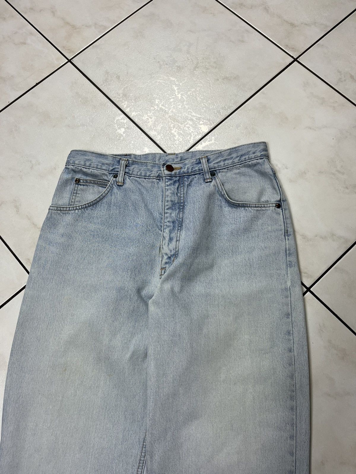 Edwin × Vintage Vintage Edwin newton slim baggy distressed denim pants jeans Size US 34 / EU 50 - 3 Thumbnail