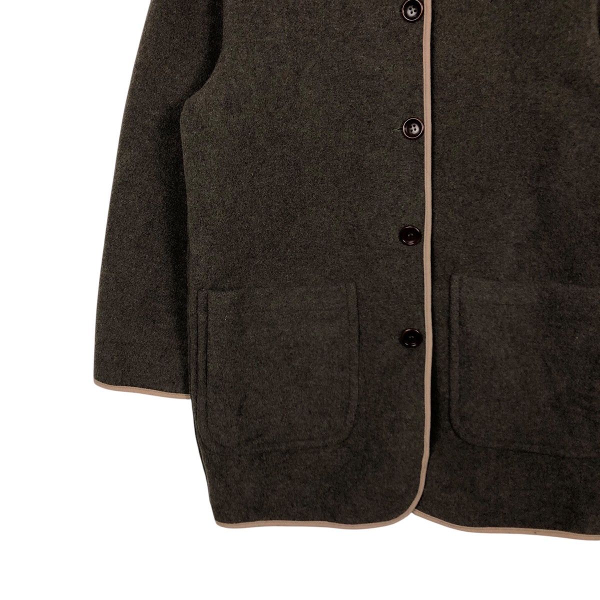Vintage 📌Vintage Wool Chore Jacket Reversible Trussardi Jeans Size US XS / EU 42 / 0 - 7 Thumbnail