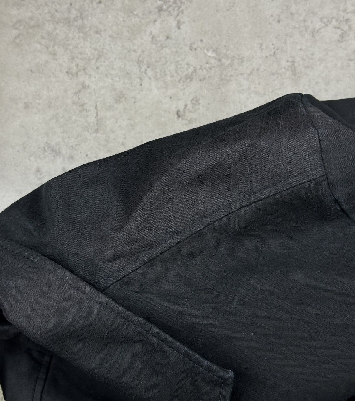 Hugo Boss Hugo Boss Blazer Two buttons Cotton Black Size UK 48 US 38R Size 48S - 6 Thumbnail