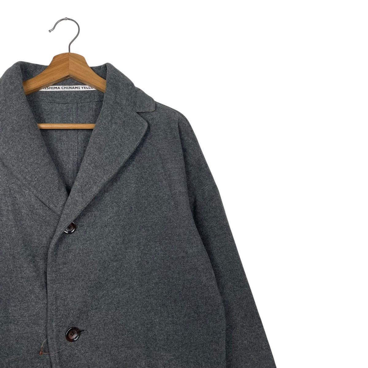 Japanese Brand Japanese Designer Kamishima Chinami Yellow Overcoat Size S / US 4 / IT 40 - 5 Thumbnail