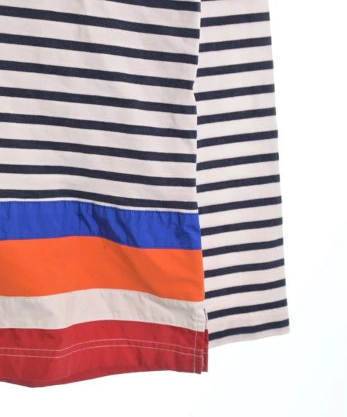 Comme des Garcons Homme T-Shirts striped cotton nylon crewneck pullover White x Navy Size US S / EU 44-46 / 1 - 5 Thumbnail