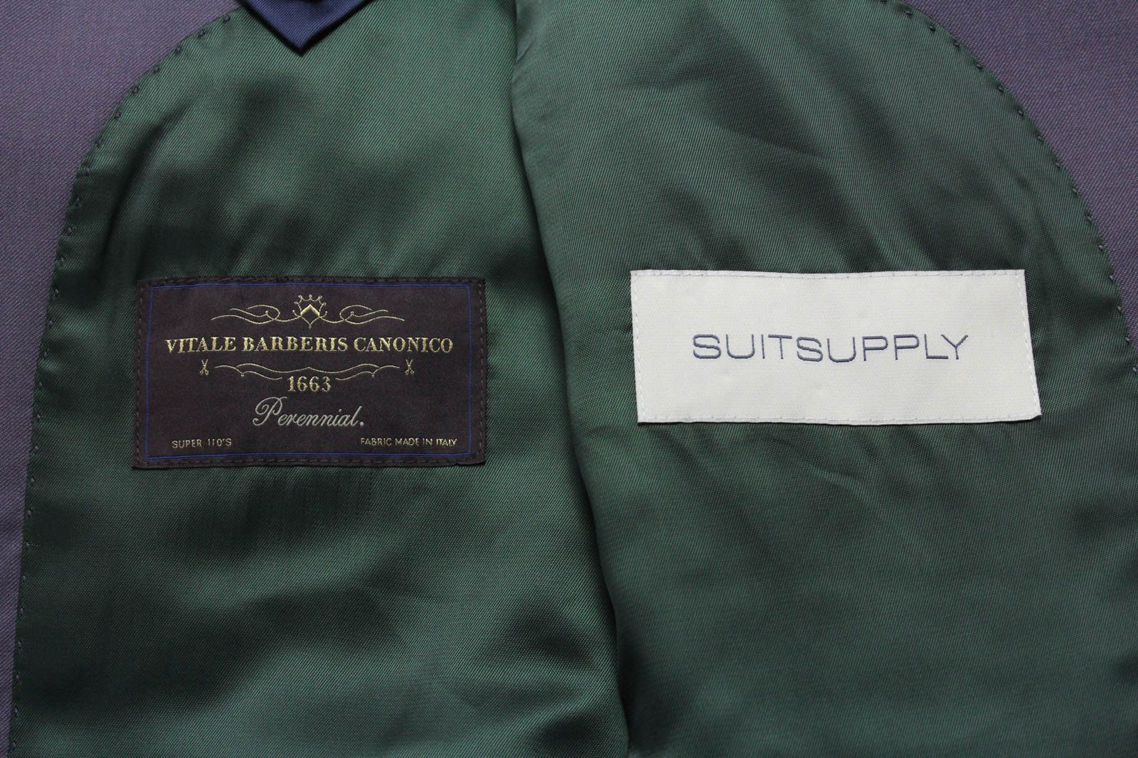 Suitsupply SUITSUPPLY La Spalla / Soho SA Suit Men's UK 36 Purple Size 36R - 6 Thumbnail
