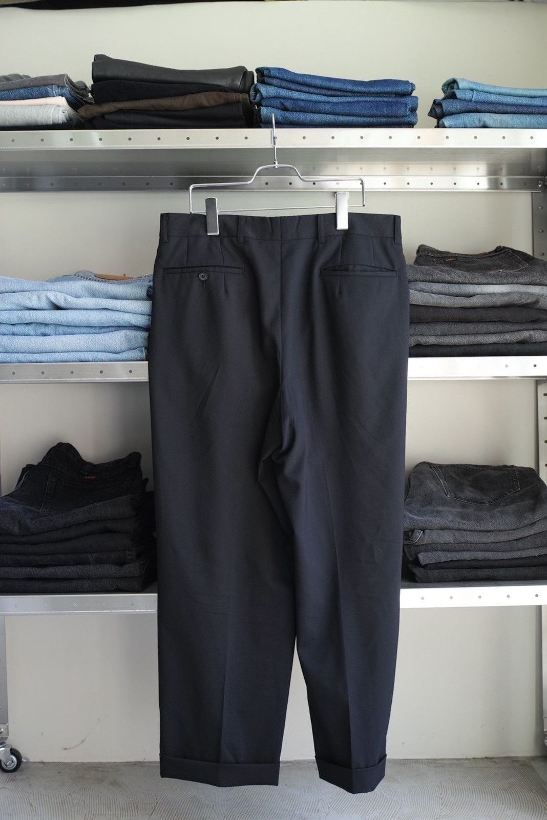 Yohji Yamamoto A.A.R Yohji Yamamoto 2tuck Wool Slacks Size US 32 / EU 48 - 3 Thumbnail