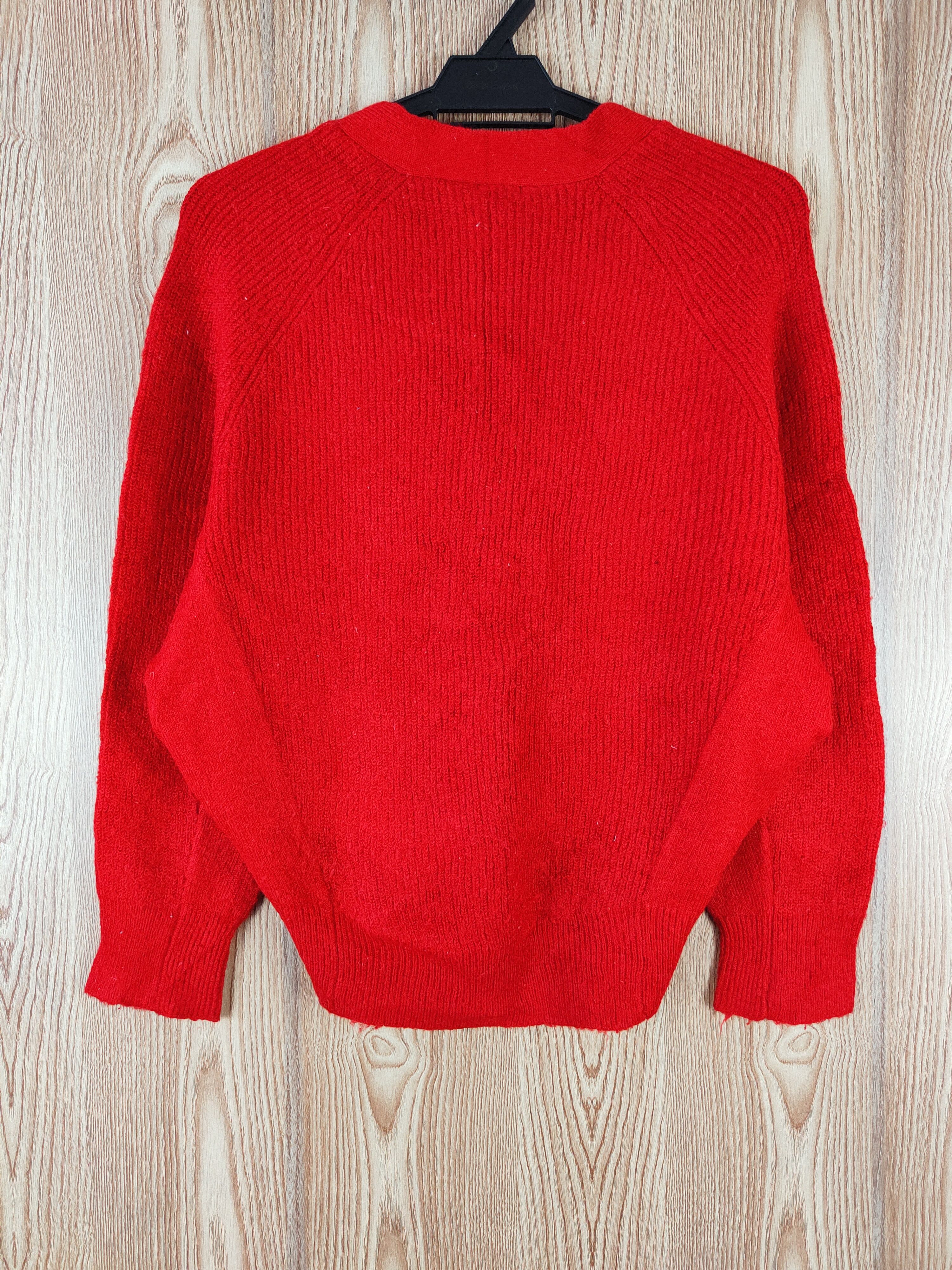 GU GU Red Knitwear Cardigan #W159 Size S / US 4 / IT 40 - 9 Thumbnail
