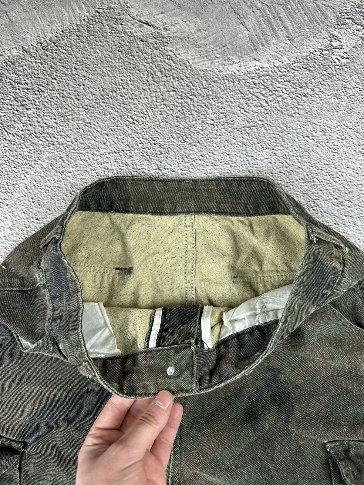 Japanese Brand Crazy Y2K Cargo Pants Japan Opium SK8 Baggy Camo Style Size US 30 / EU 46 - 5 Thumbnail