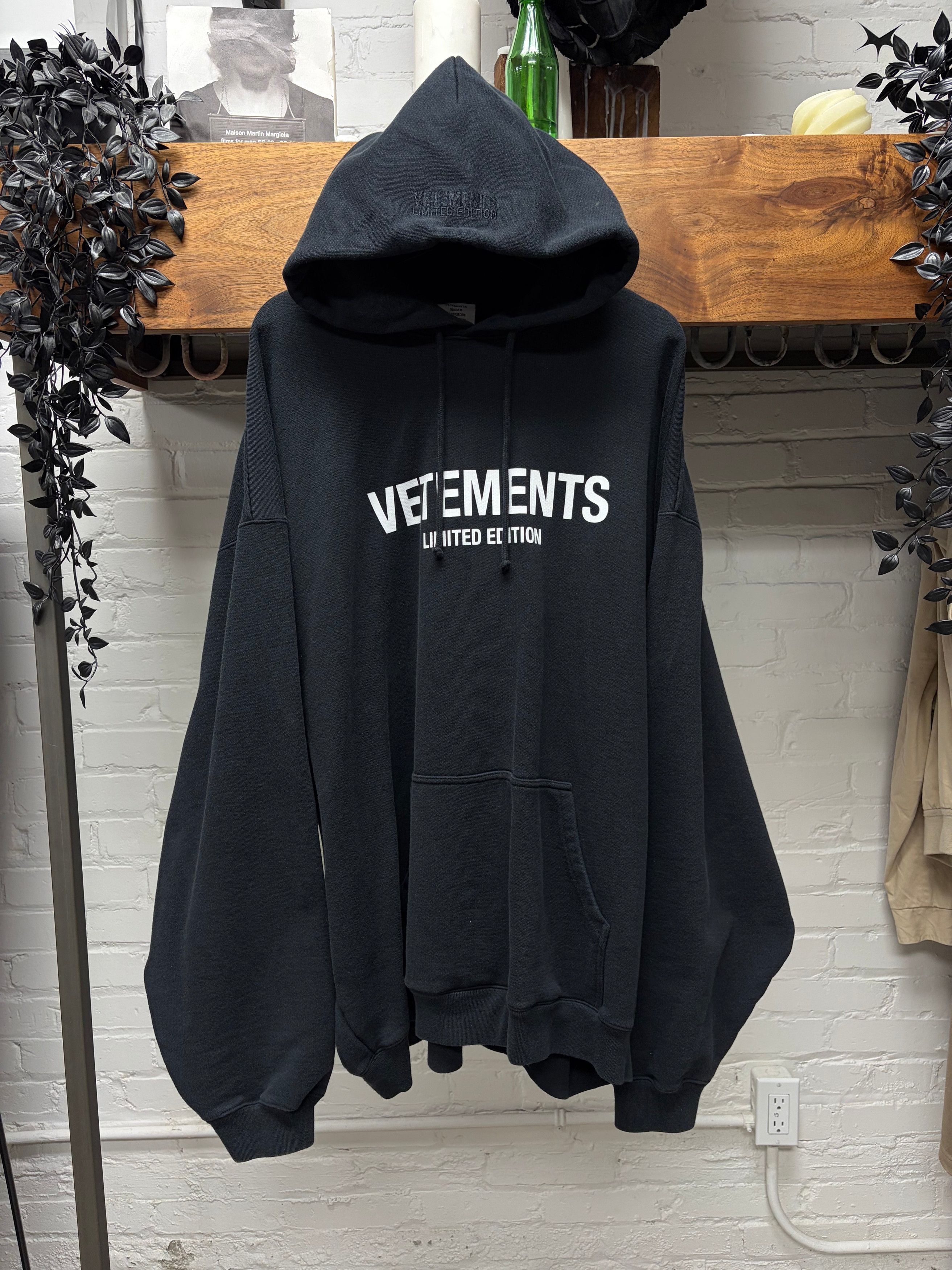 Vetements Vetements Bro Baseball Embroidered Logo Zip Hoodie M