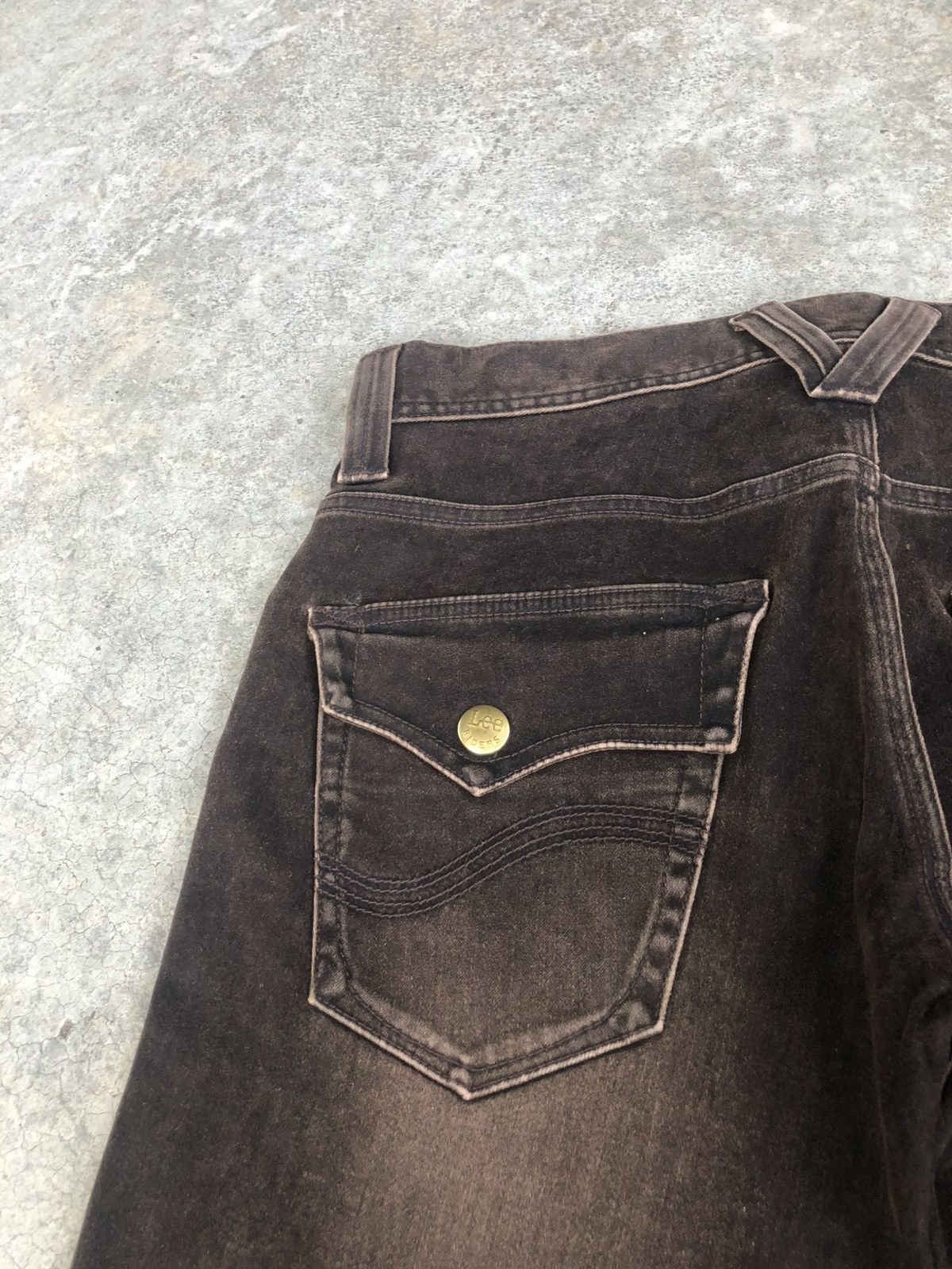 Lee Japanese Lee Flared Jeans Distressed Suede Size US 32 / EU 48 - 15 Thumbnail