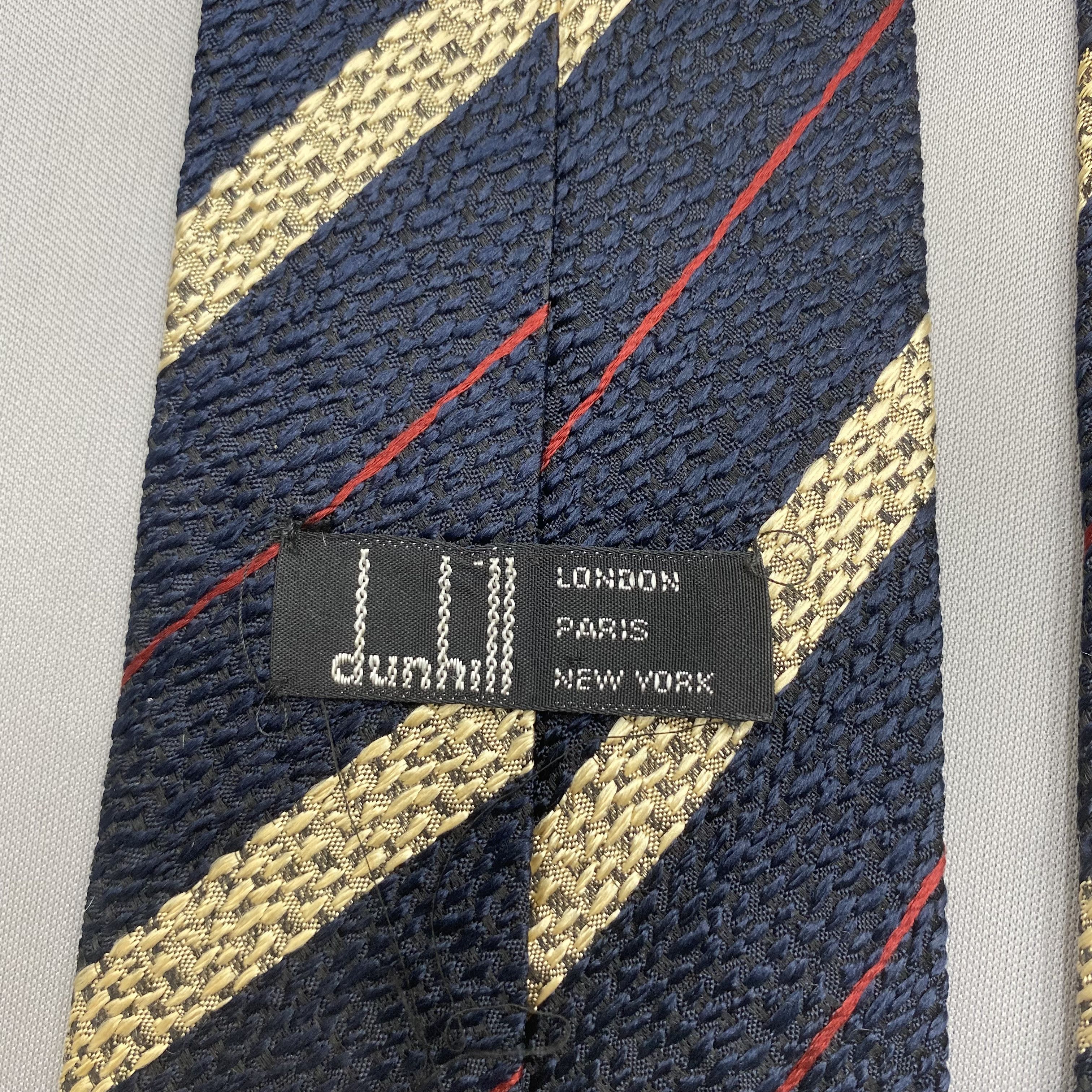 Alfred Dunhill Vintage Alfred Dunhill SILK Necktie Cravate Pure Silk Size ONE SIZE - 8 Thumbnail