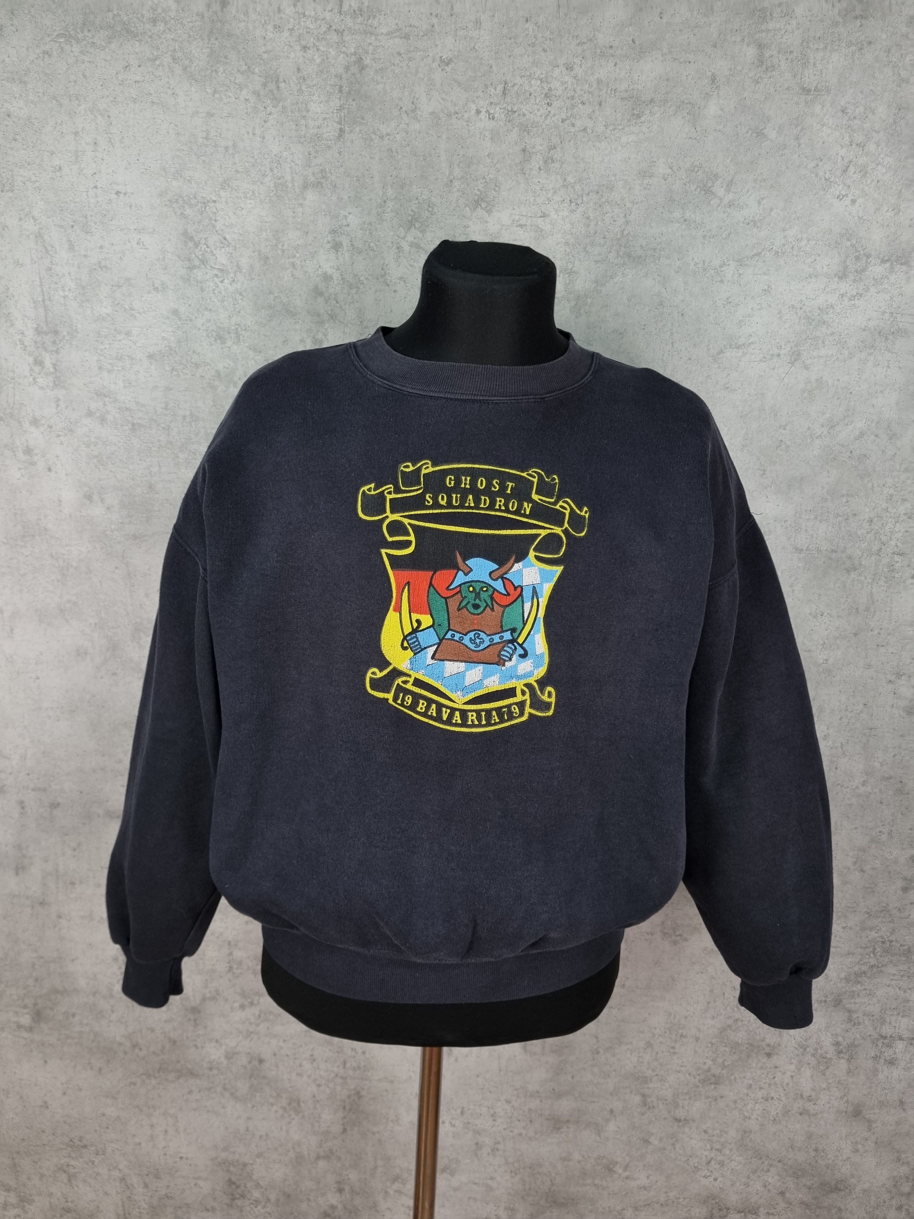 Jerzees × Vintage 1979 Ghost Squadron Bavaria Confederate Air Force Sweatshirt Size US M / EU 48-50 / 2 - 1 Thumbnail