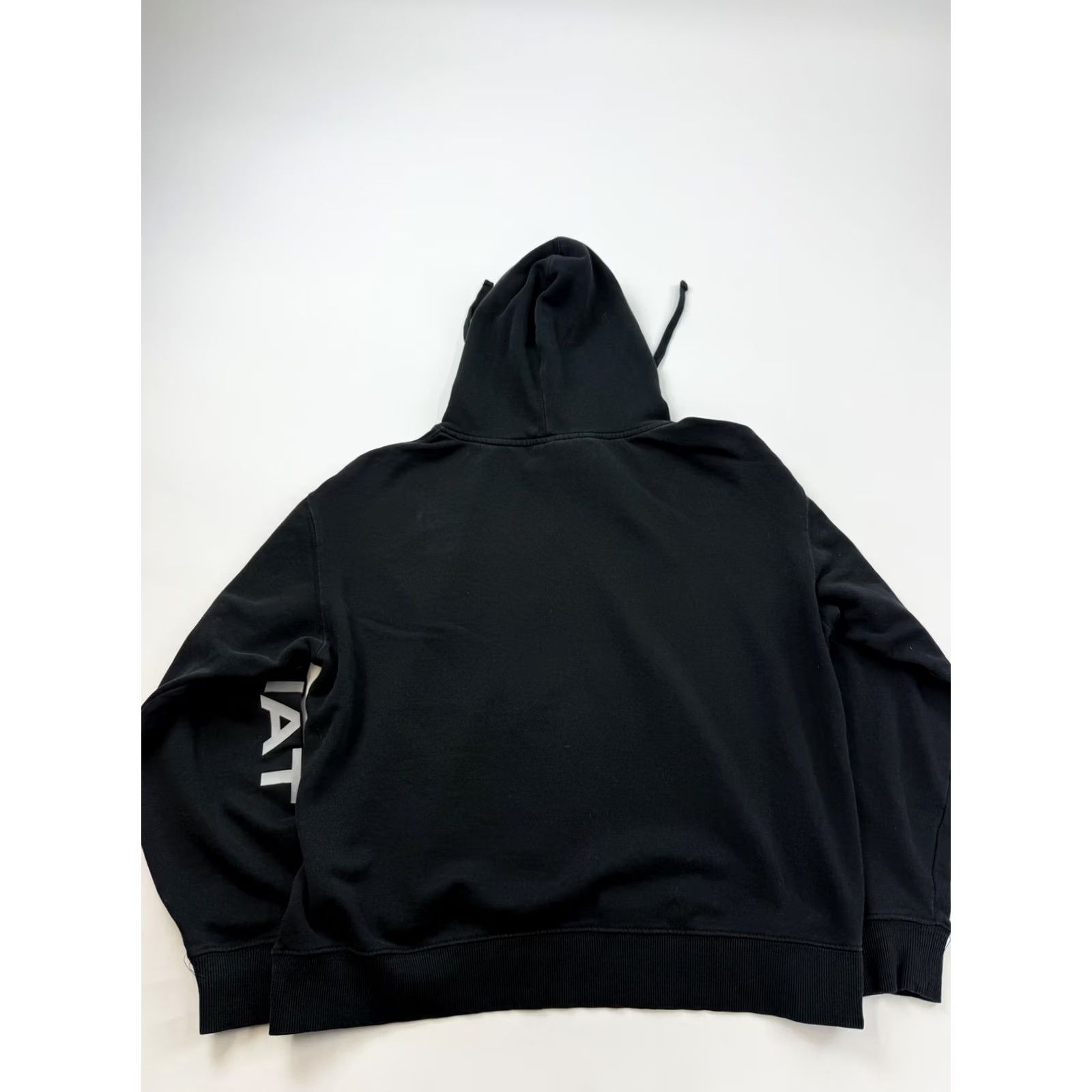Ariat VINTAGE? No. Ariat Hoodie Sweatshirt Mens M Black Fleece Pullover Logo Kangaroo Pocket Shirt Size US M / EU 48-50 / 2 - 7 Thumbnail