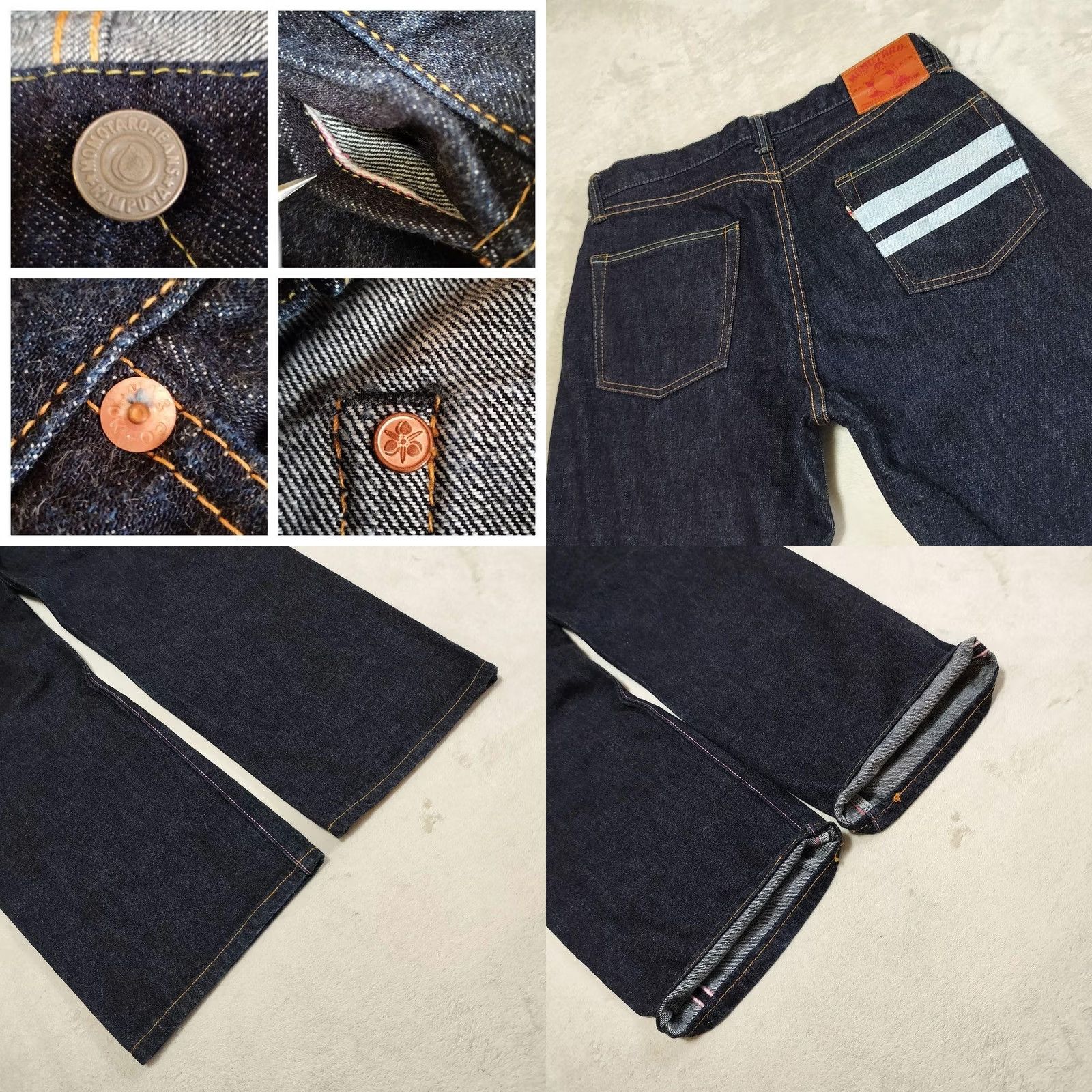 Momotaro Jeans Momotaro Jeans 0905SP Denim Navy Indigo W31 Mens Size US 31 - 8 Thumbnail