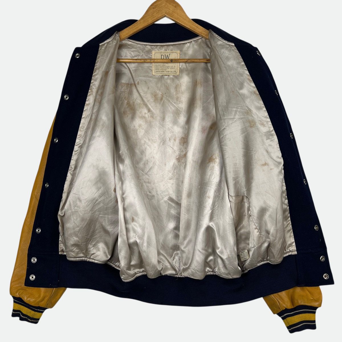 Japanese Brand 🔥 Vintage David WorkShot Varsity Stadium Bomber Jacket Size US L / EU 52-54 / 3 - 11 Thumbnail