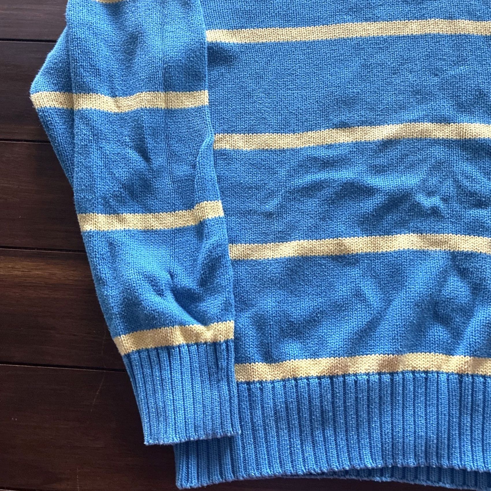 Gant GANT Nautical Sweater Men L 100% Cotton Multicolor Pullover Navy Multicolor Nautical Theme Mens Large Sweater Size US L / EU 52-54 / 3 - 2 Thumbnail