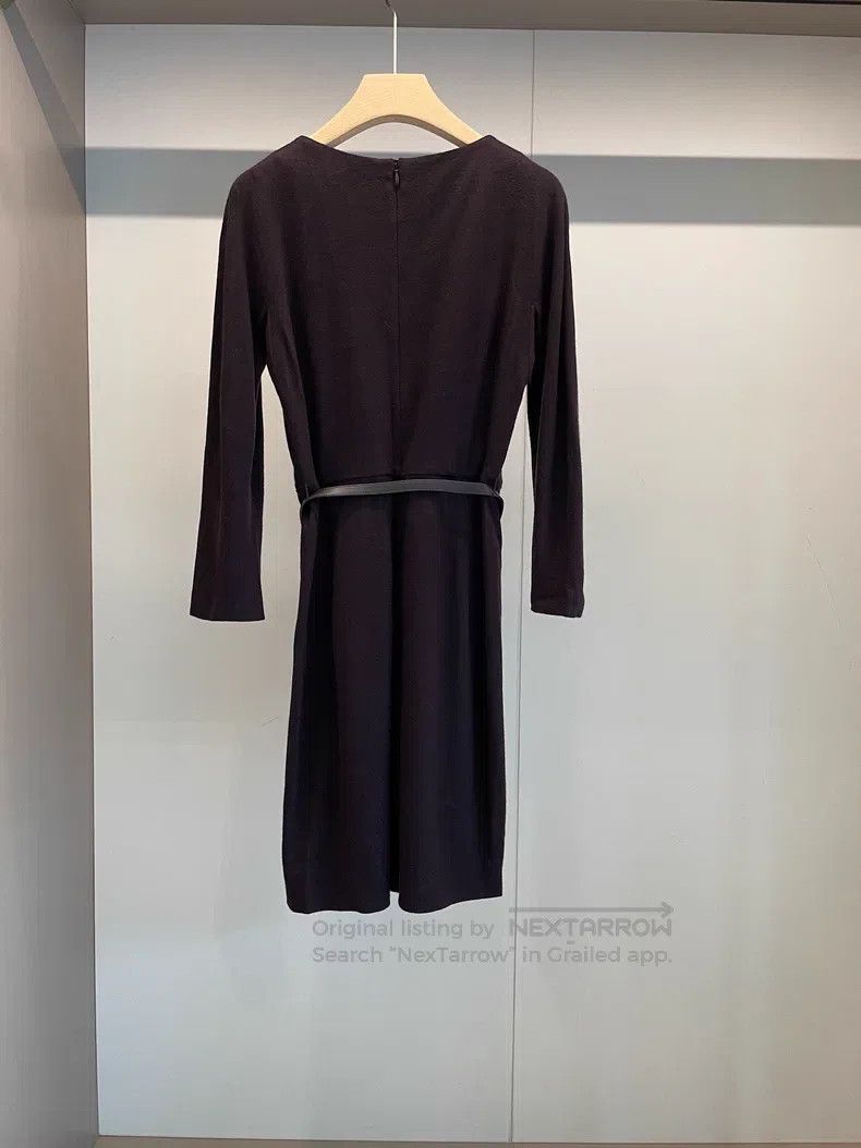 Loro Piana Loro Piana Claret Purple Cashmere and Wool Dress Size XS / US 0-2 / IT 36-38 - 2 Thumbnail