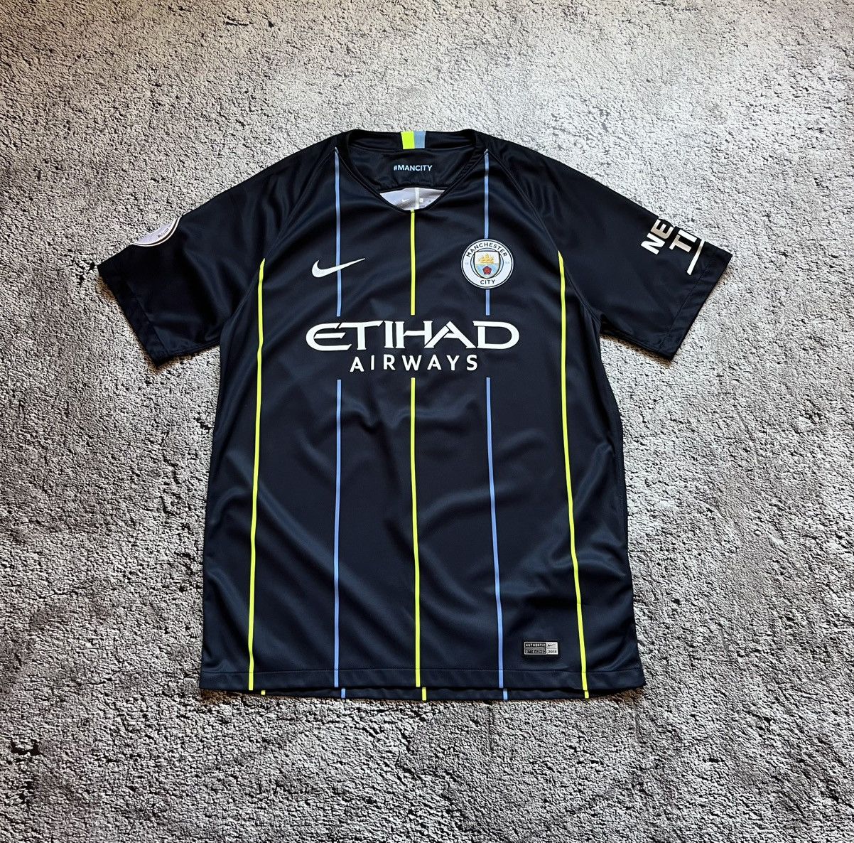 NIKE - Manchester City 18/19 【David Silva 】 David SILVA - 2018/2019 Champions League - Manchester City FC